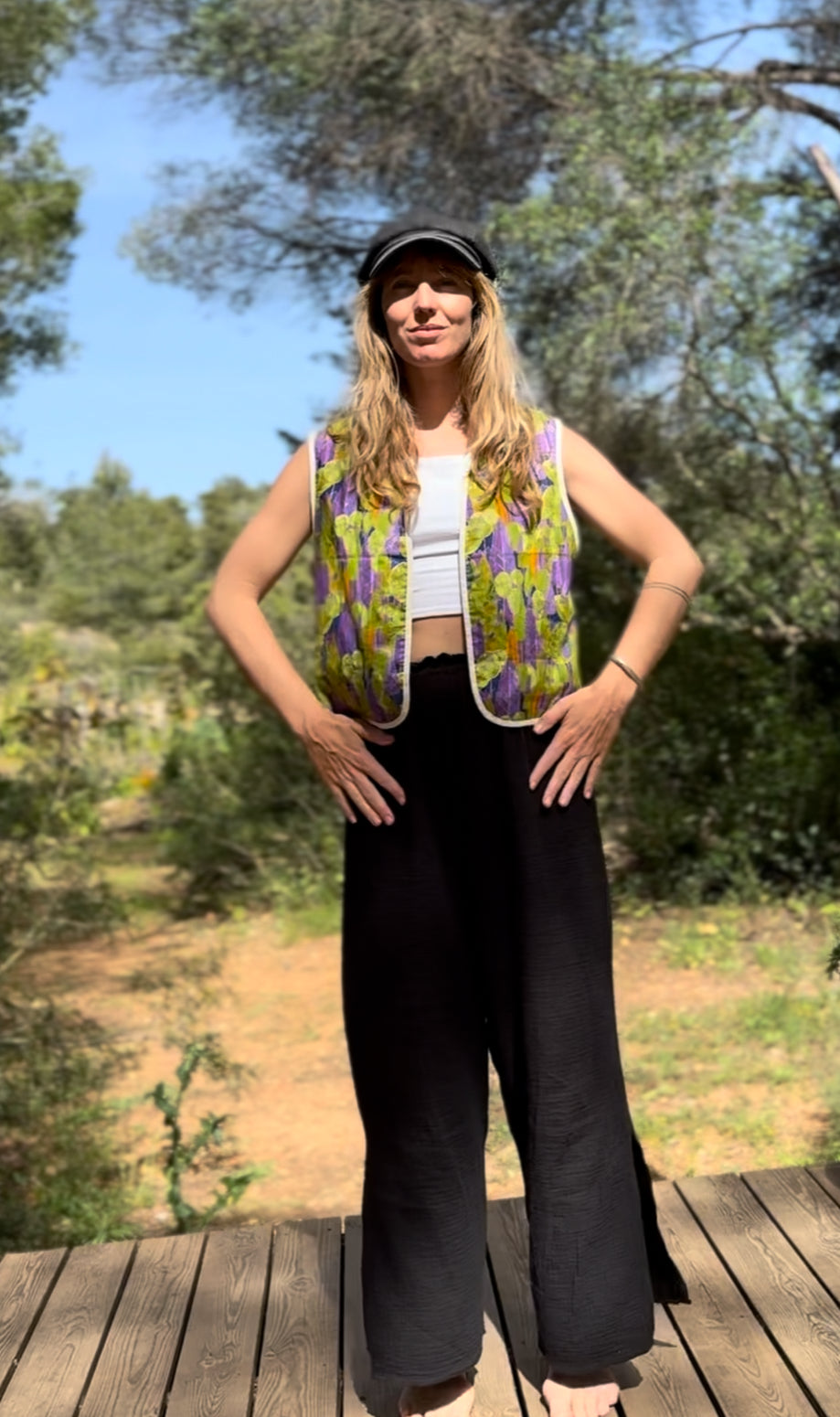 The Dreamer reversible waistcoat  • Jungle Green